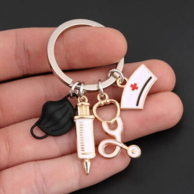 Stethoscope Keychain Nurse Charm Nurse Appreciation Gift